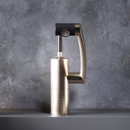 Смеситель Damixa Arc 290217264 на раковину никель