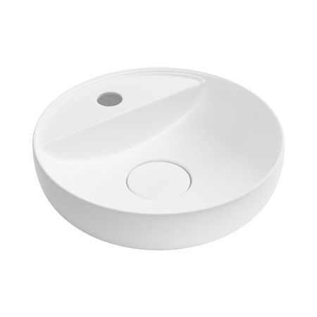 Раковина из сантехнического фарфора Wellsee Chalice Perfection 150605000 40х40 накладная цвет белый 1 отверстие под смеситель