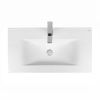 Раковина из сантехнического фарфора Bond Cube S05-800 80х50 встраиваемая цвет белый 1 отверстие под смеситель