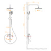 Душевая стойка RGW Shower Panels (Шоувер панелс) 59140125-01 настенная цвет хром