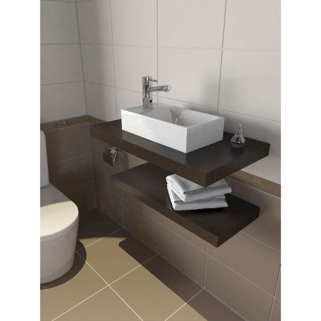 Раковина из искусственного камня Altasan TORTUGA UPP22TORTUGA 40х20 встраиваемая цвет белый 1 отверстие под смеситель