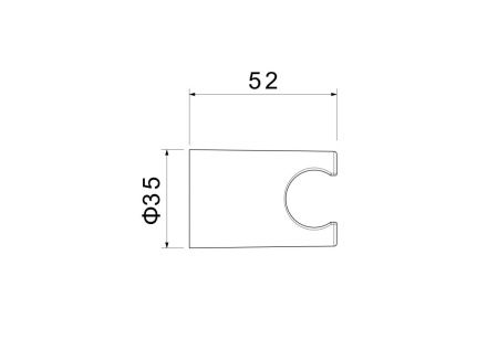 Держатель для душа Aquatek AQ2404BGM вороненая сталь