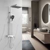 Душевая стойка Rose R1056 настенная цвет хром