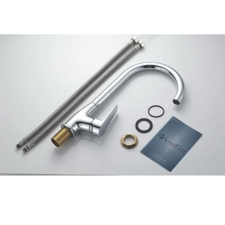 Смеситель для кухни Knotlor ECOFLOW KN-11 на мойку хром