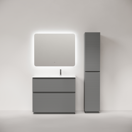 Тумба под раковину Sancos FOLK Floor FL100FRES 100х40 напольная цвет серый