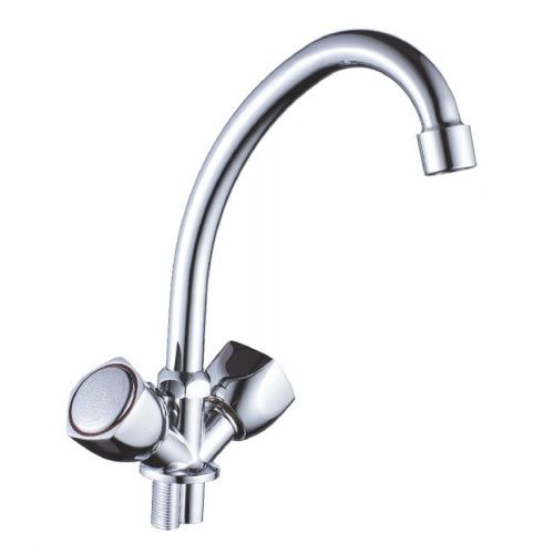 Смеситель для кухни Cron CN4009-2 на мойку хром - фото 2