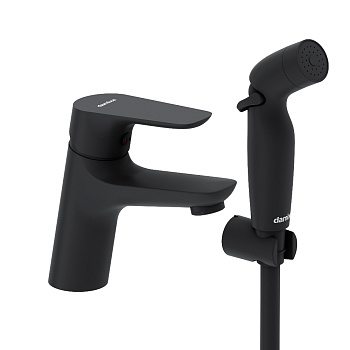 Смеситель Damixa Jupiter 770300300 на раковину черный без термостата