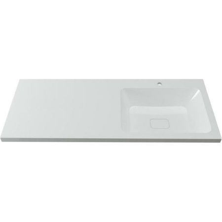 Тумба с раковиной Orange Sistema ST-110TUW+RAR 110х50 напольная цвет белый