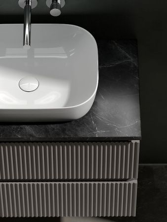 Тумба под раковину Sancos SNOB R SNR80SM 80х40 подвесная цвет коричневый