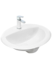 Раковина из сантехнического фаянса WeltWasser WW SK 10000004604 40 см встраиваемая цвет белый 1 отверстие под смеситель