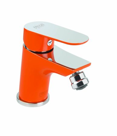 Смеситель Fiore 81OX8130 на биде хром/оранжевый