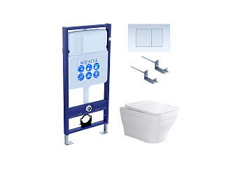 Сет унитаз + инсталляция Aquatek SET AQUATEK АМАДЕО-009 4в1 Сет унитаз + инсталляция Aquatek SET AQUATEK АМАДЕО-009 4в1
