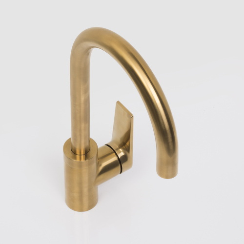 Смеситель для кухни Wasserkraft Aisch 5500 5507 на мойку золото - фото 2