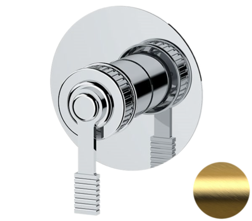 Смеситель для душа Remer Atelier AL30LBG встраиваемый в стену золото