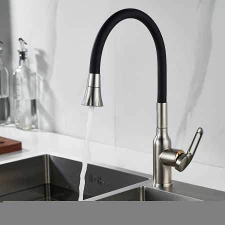 Смеситель для кухни Raffine F303L-3 на мойку сатин