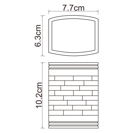 Стакан для зубных щеток WasserKRAFT 4728