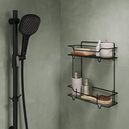 Полка в ванную комнату Milardo Grid GRICS2BM44 - фото 4