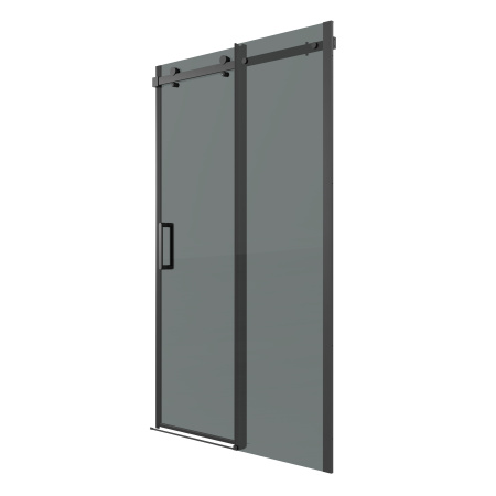 Душевая дверь Grossman Classic 100.K33.04.130.21.10 130х195 стекло тонированное профиль черный матовый