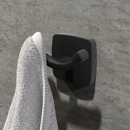 Комплект мебели: тумба 60x42x58 + раковина + смеситель + зеркало + аксессуары Am.Pm Gem BK90GM подвесной цвет черный