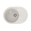 Кухонная мойка Practik PR-610 PR-M-610-001 60х45 цвет белый поверхность глянцевая