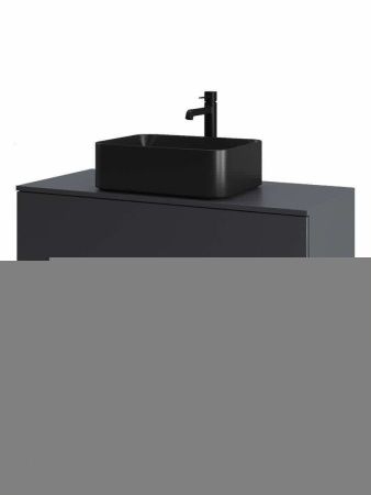 Тумба с раковиной Orange Line Li-100TugMDF+B02-460MB 100х50 цвет серый