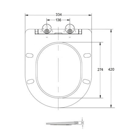 Крышка сиденье Cerutti SPA CT7586