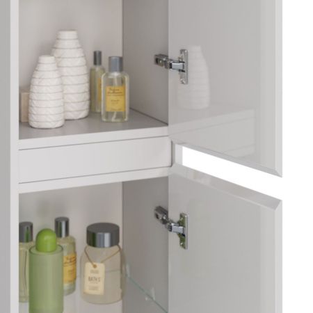 Шкаф-пенал LeMark Combi LM03C35P 40х170 напольный цвет белый