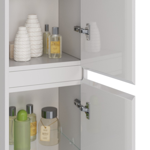 Шкаф-пенал LeMark Combi LM03C35P 35х30х170 напольный/подвесной цвет белый - фото 3