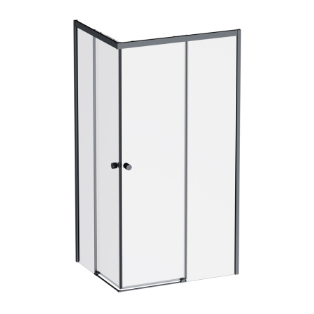 Душевой уголок Am.Pm X-joy W94G-403-100280-BТ1К 99х79 стекло прозрачное профиль черный матовый без поддона