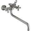 Смеситель для ванны и душа Haiba HB19-5 HB2619-5 настенный сатин