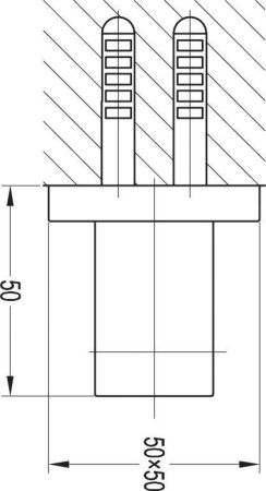 Душевая лейка Cezares CZR CZR-F-SO2-01 цвет хром