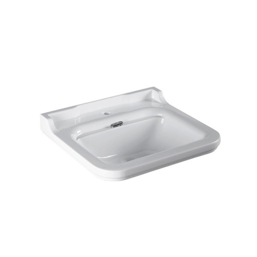 Раковина Kerasan Waldorf 60 см 4140K1bi/cr*1 подвесная цвет белый/хром