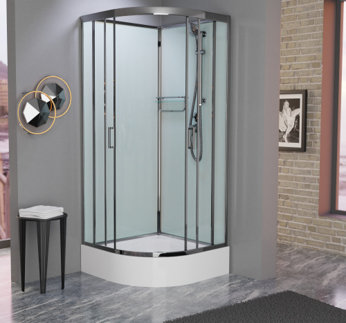 Душевая кабина Frank 178009 100х100 без крыши ориентация универсальная - фото 5