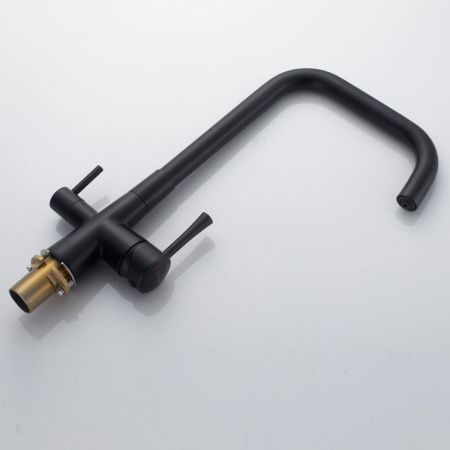 Смеситель для кухни Shevanik S528H на мойку черный