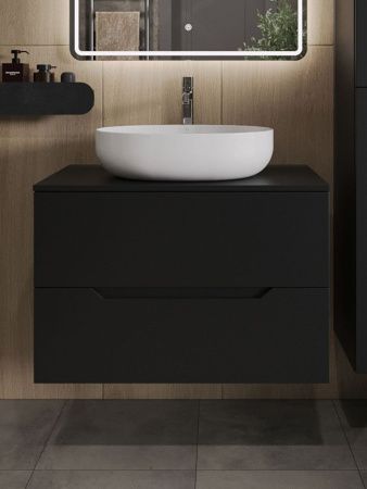 Тумба с раковиной Orange Line Li-80TubMDF+B05-520W 80х50