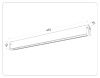 Трековый магнитный светильник Ambrella Light Magnetic 220V (Магнетиц 220В) GL1314