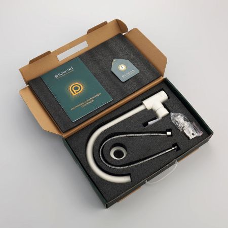 Смеситель для кухни Splenka S201 S201.40.08 на мойку белый