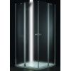 Душевой уголок Cezares ELENA ELENA-W-A-22-120-P-Cr 120х120 стекло рифленое профиль хром без поддона