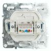 Розетка компьютерная 1-местная RJ-45 Stekker Эрна 49151
