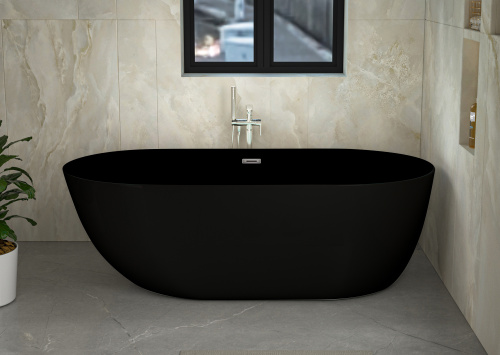 Ванна акриловая Cerutti SPA CT9904 170х75 отдельностоящая овальная