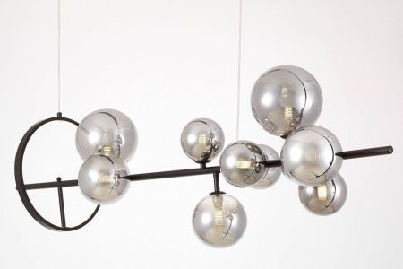 Светильник подвесной Lumina Deco LDP 7033-10 BK+GY