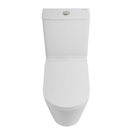 Унитаз напольный Art&Max Tito AM6088CPRVTSC белый с сиденьем микролифт смыв торнадо