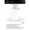 Люстра подвесная Aployt Astor (Астор) APL.822.03.60