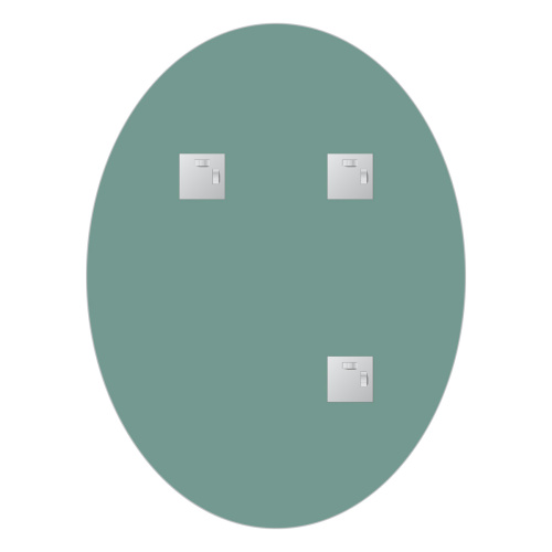 Зеркало в ванную Evoform Primary BY 0033 60х80 цвет хром - фото 3