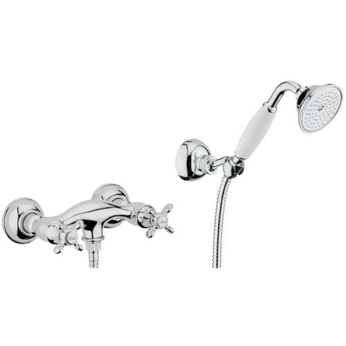 Смеситель для ванны и душа Webert Ottocento OT760101015 настенный хром - фото 2