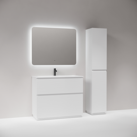 Тумба под раковину Sancos FOLK Floor FL100FW 100х40 напольная цвет белый