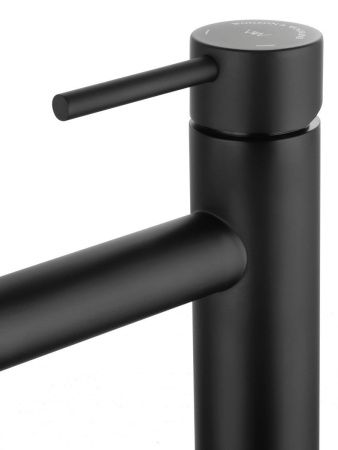 Смеситель для раковины Wonzon & Woghand WW-H1064-MB на столешницу черный