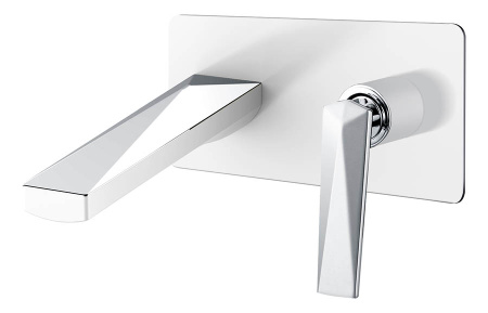 Смеситель Boheme Venturo 375-W встраиваемый белый