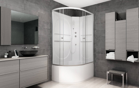 Душевая кабина AvaCan L620RN 120х80 асимметричная без крыши ориентация правая