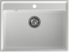 Кухонная мойка Granfest Level LV-660 иней 66х50 цвет белый поверхность матовая
